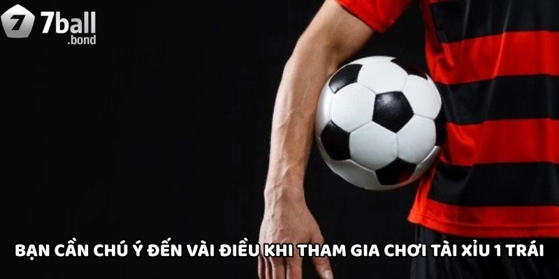 Bạn cần chú ý đến vài điều khi tham gia chơi Tài Xỉu 1 Trái